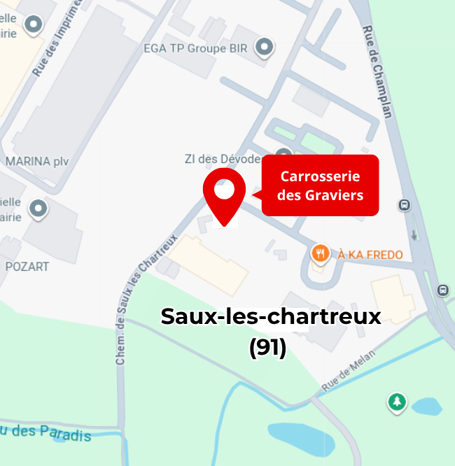 Emplacement du garage au 13 Allée des Dévodes, Saulx-les-Chartreux